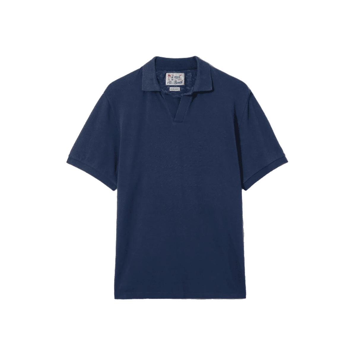 MC2 SAINT BARTH Polo di Cotone in Blu Navy-Blu Navy