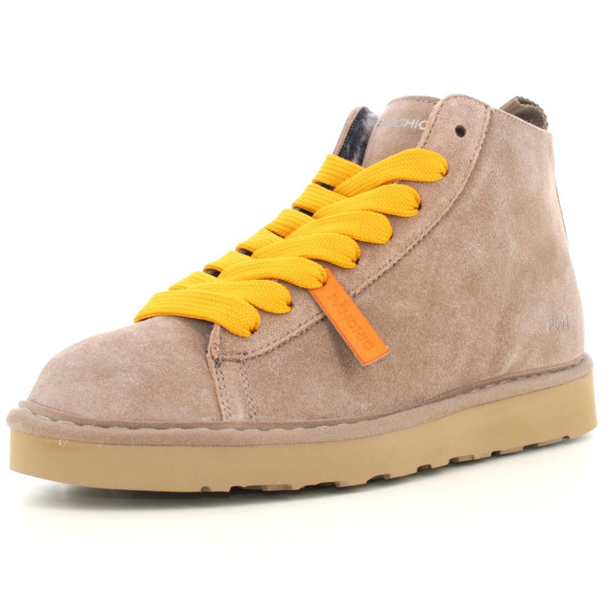 PANCHIC Scarpe Donna P001 Ankle Boot Walnut Yellow AI25-Beige
