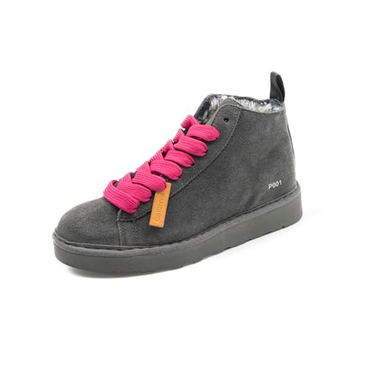 PANCHIC Scarpe Donna P001 Ankle Boot Walnut Yellow AI25-Grigio