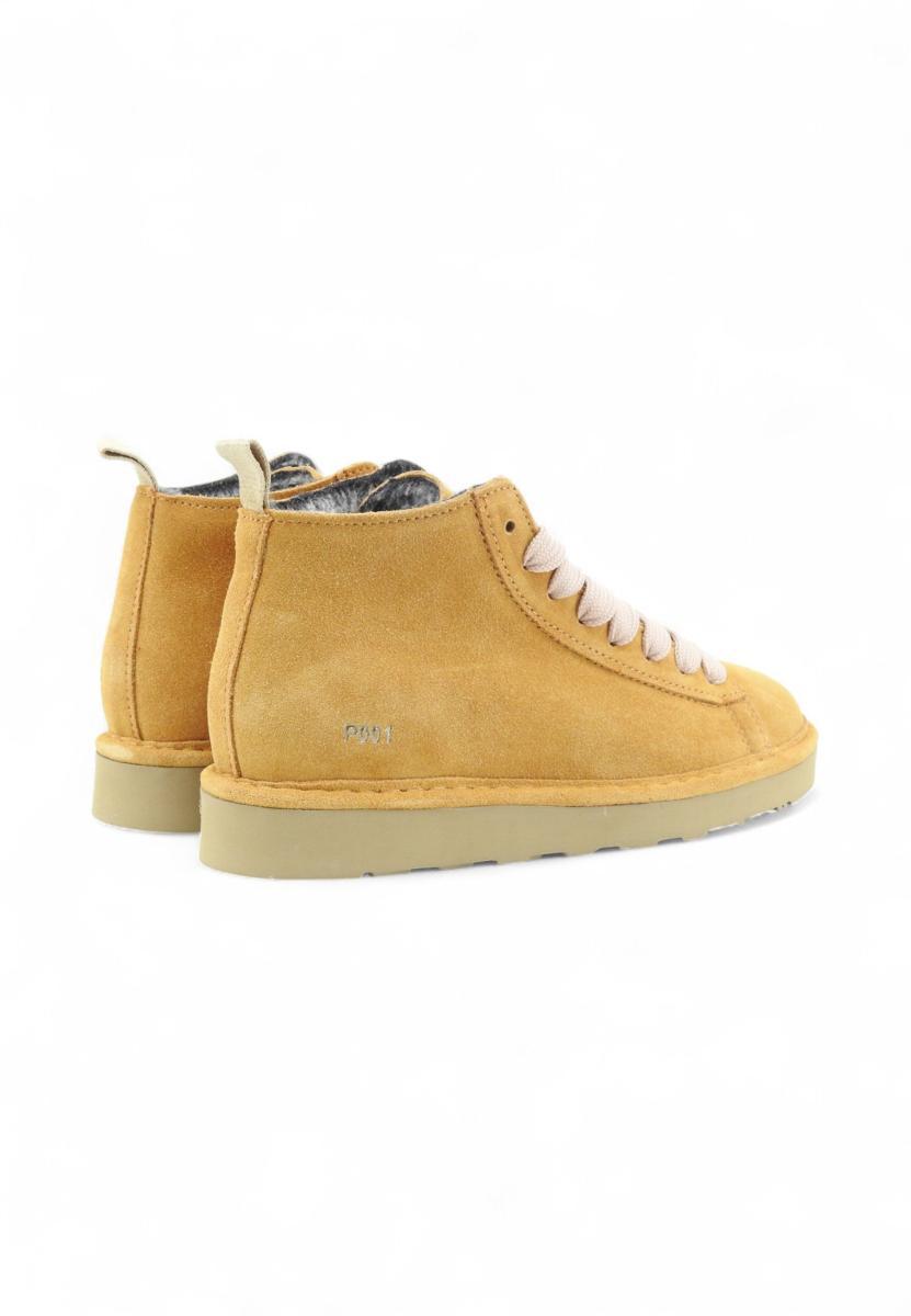 PANCHIC Scarpe Donna P001 Ankle Boot Walnut Yellow AI25-Giallo