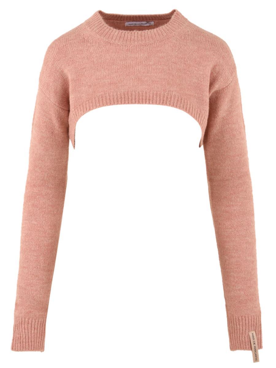 Coprispalle maglia corta da Donna rosa-Rosa