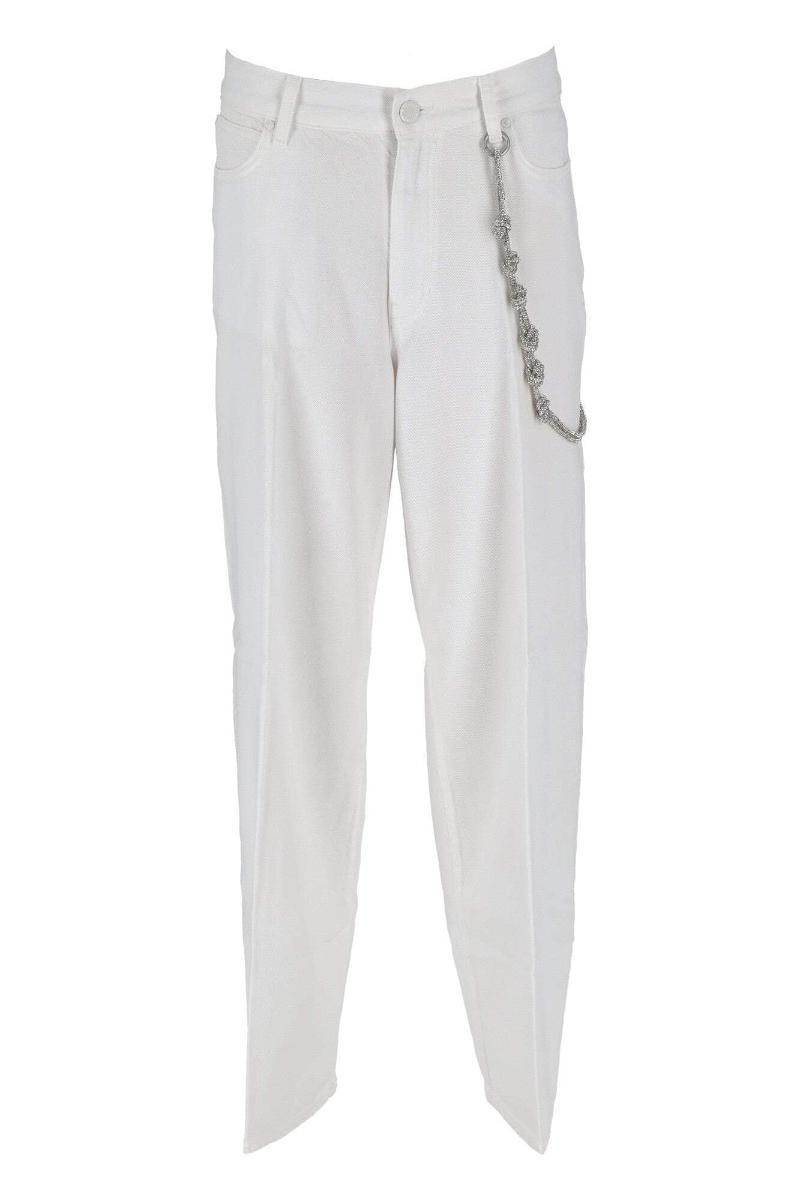 Pinko - Lauryn Loose Bull Slegato con - 104601-A2Do-Z04 - Bianco Brill.