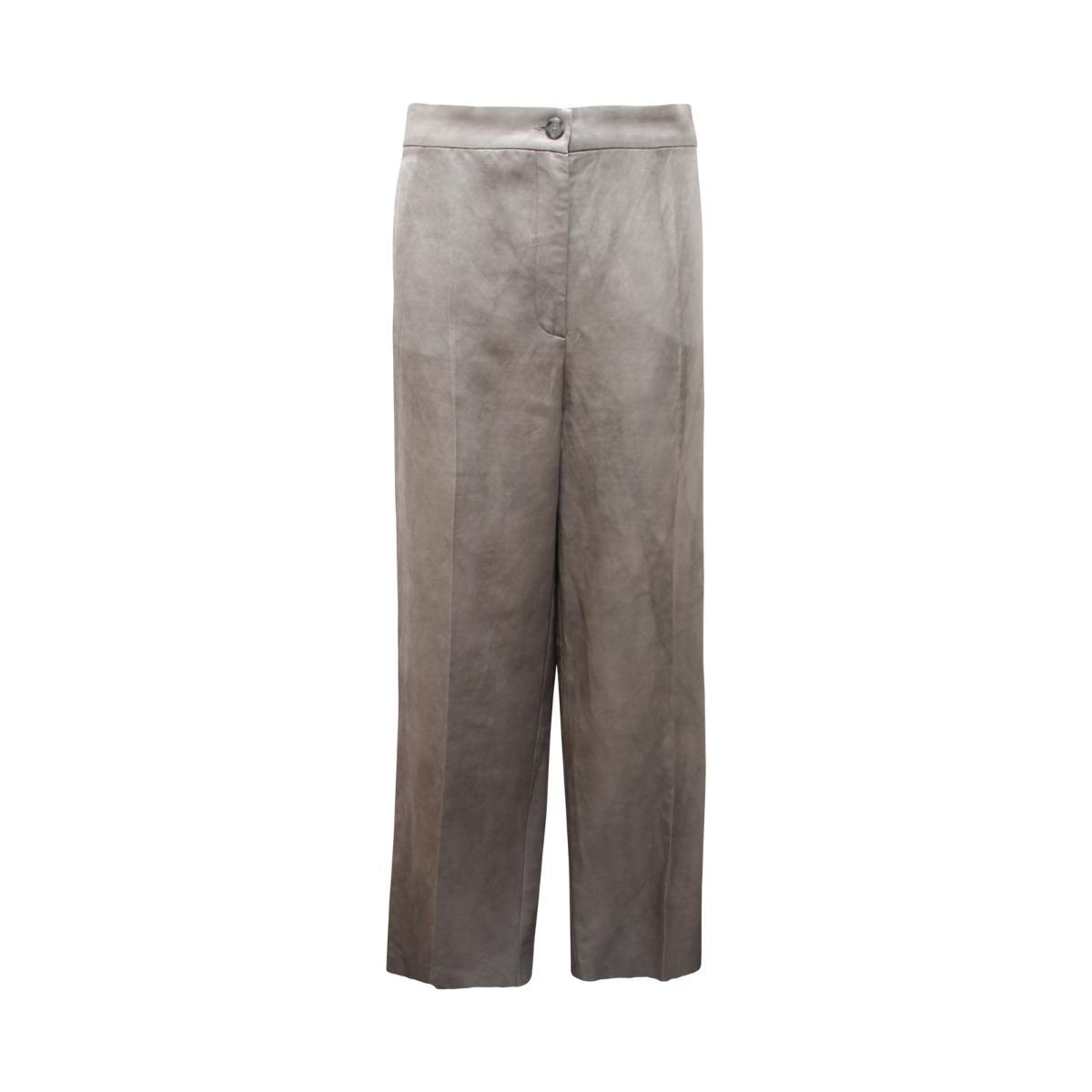 Pinko Pantalone Raso Fiammato Grigio