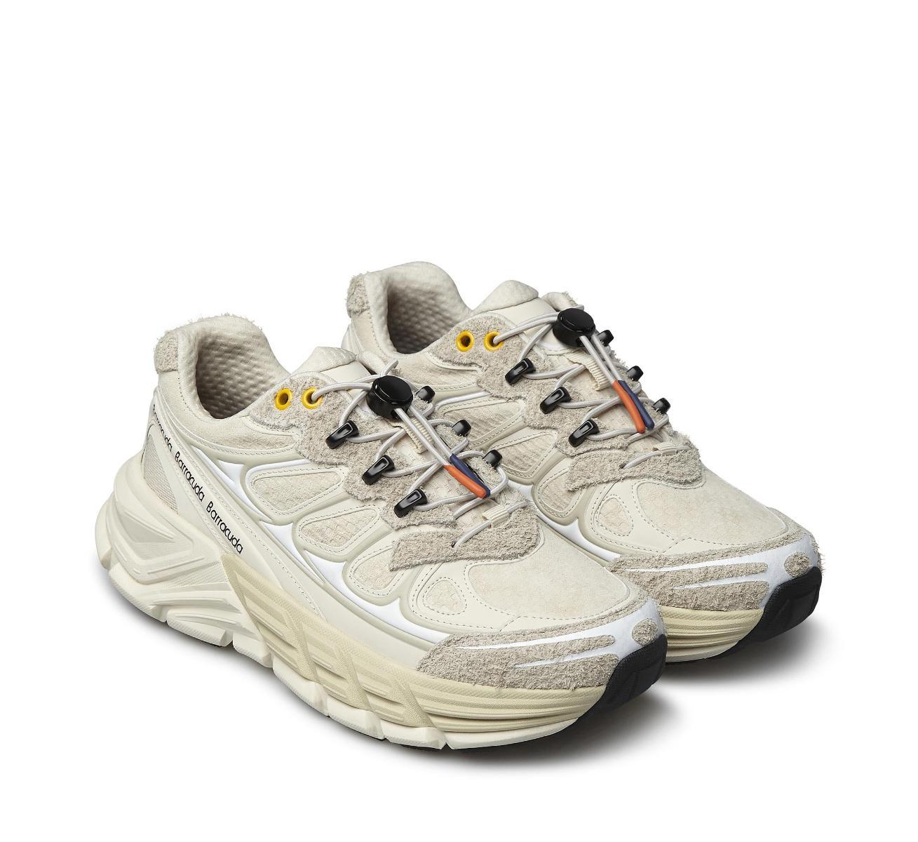 Barracuda Scarpe Tecniche Round-One Leggere Uomo-Bianco