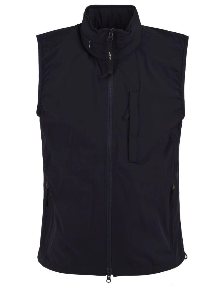 Gilet Nylon Stretch ASPESI Uomo - Blue-Blu