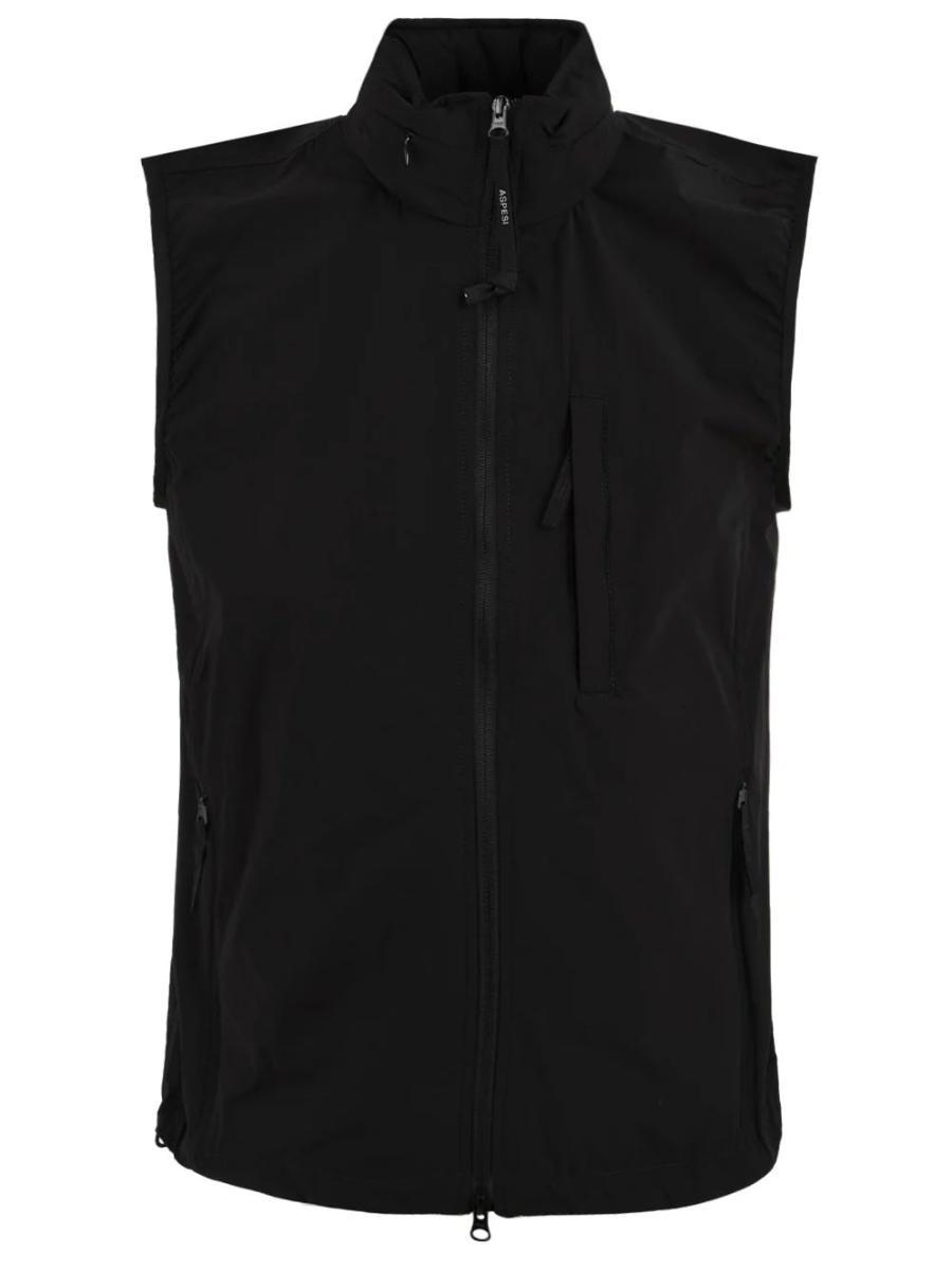 Gilet Nylon Stretch ASPESI Uomo - Nero