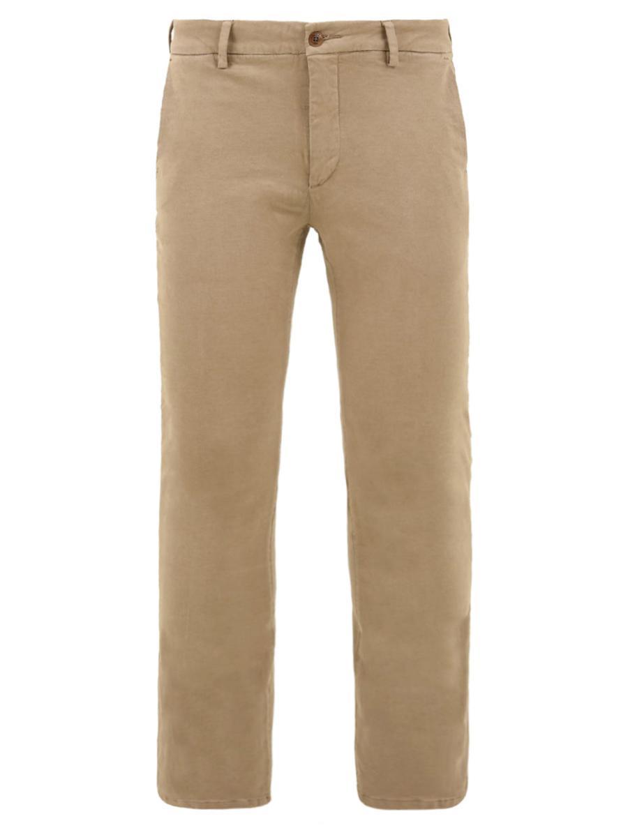 Pantalone Uomo beige a gamba dritta