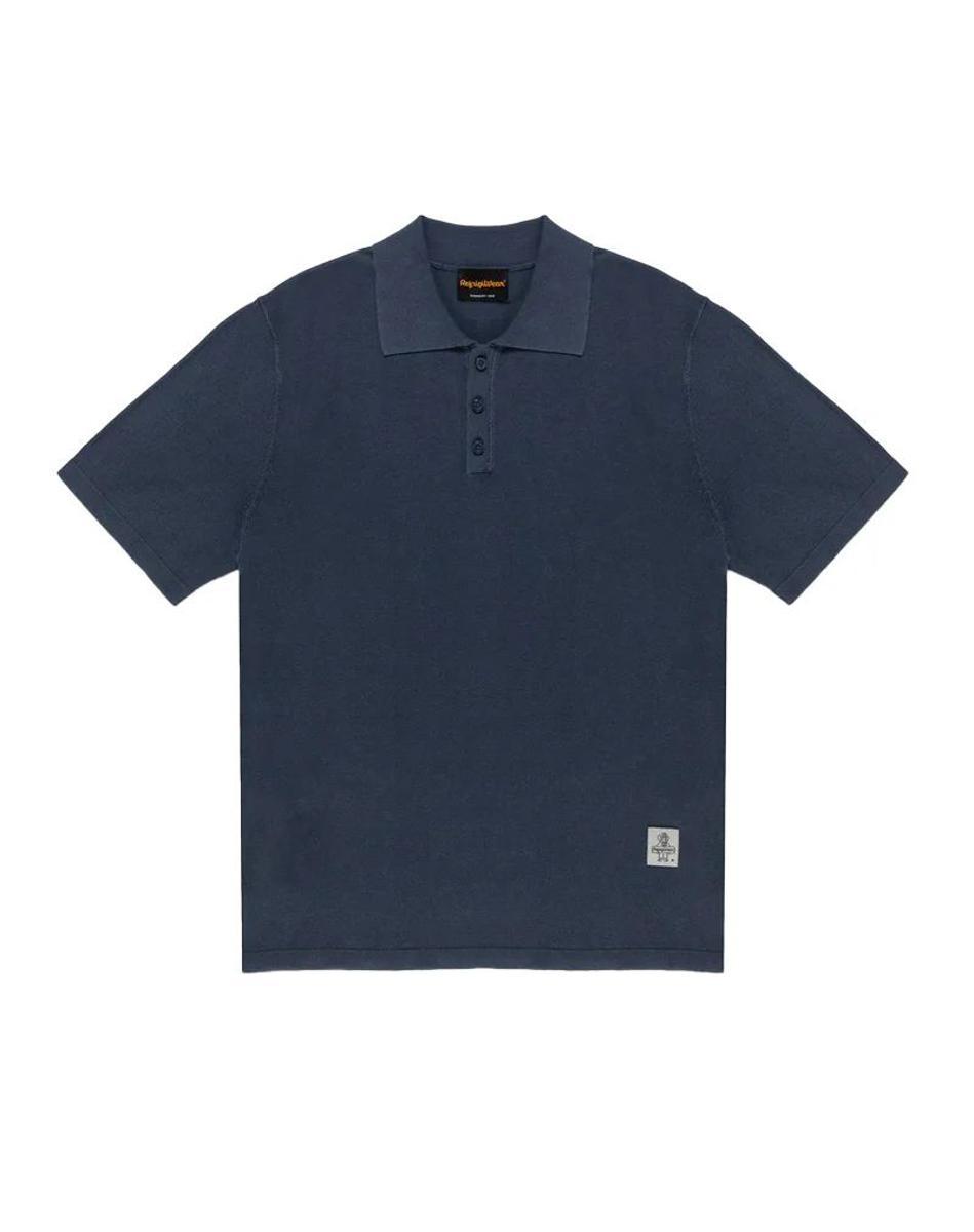 POLO UOMO IN COTONE DELAVATO " SID " - BLU