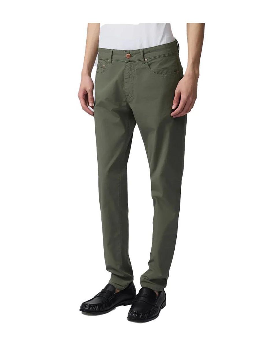 PANTALONE UOMO IN COTONE " DENVER " - VERDE