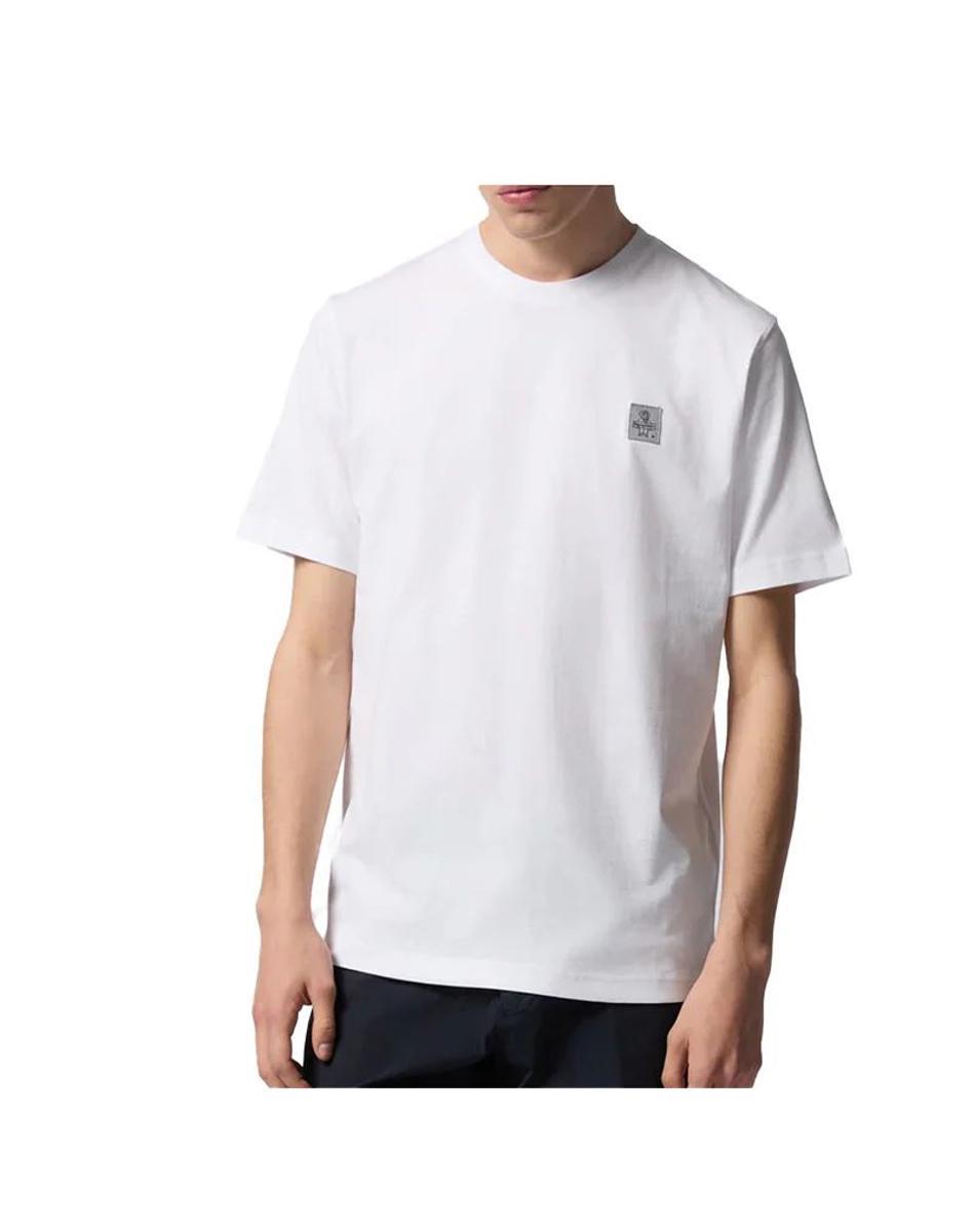 T-SHIRT UOMO MEZZA MANICA " CLASH " - BIANCO
