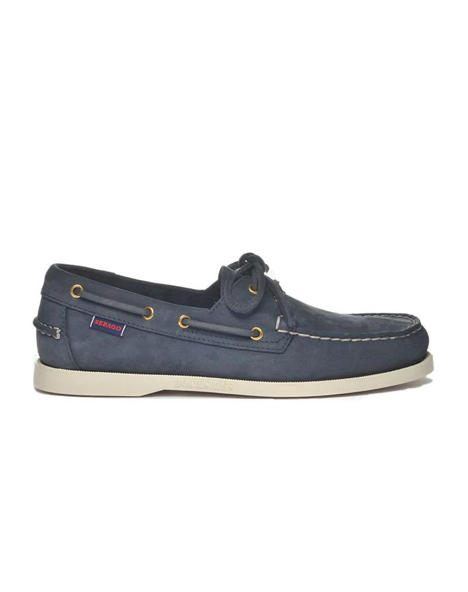 Docksides Portland Mocassino da Barca Uomo Blue Universe Nubuck