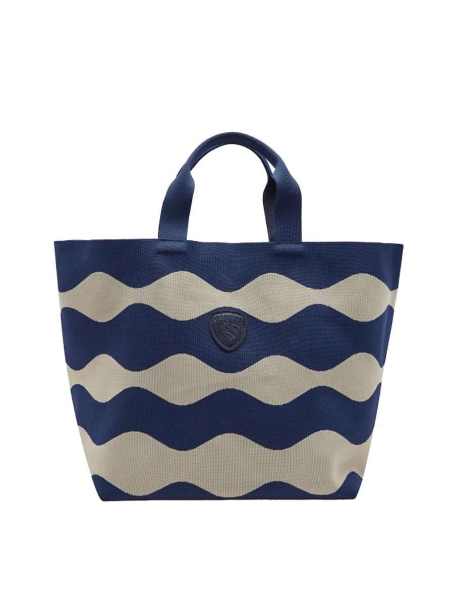 Blauer Basket01 BEIGE YELLOW One Size-Crema / Navy