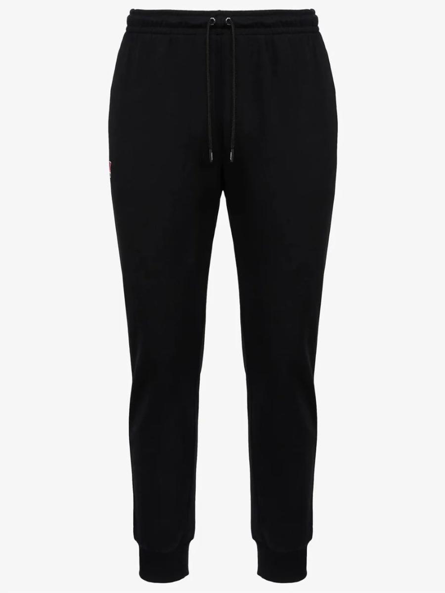 K-Way Pantaloni di Tuta Modello Le Vrai Bishop Poly Cotton in Cotone Elasticizzato da Uomo-Nero