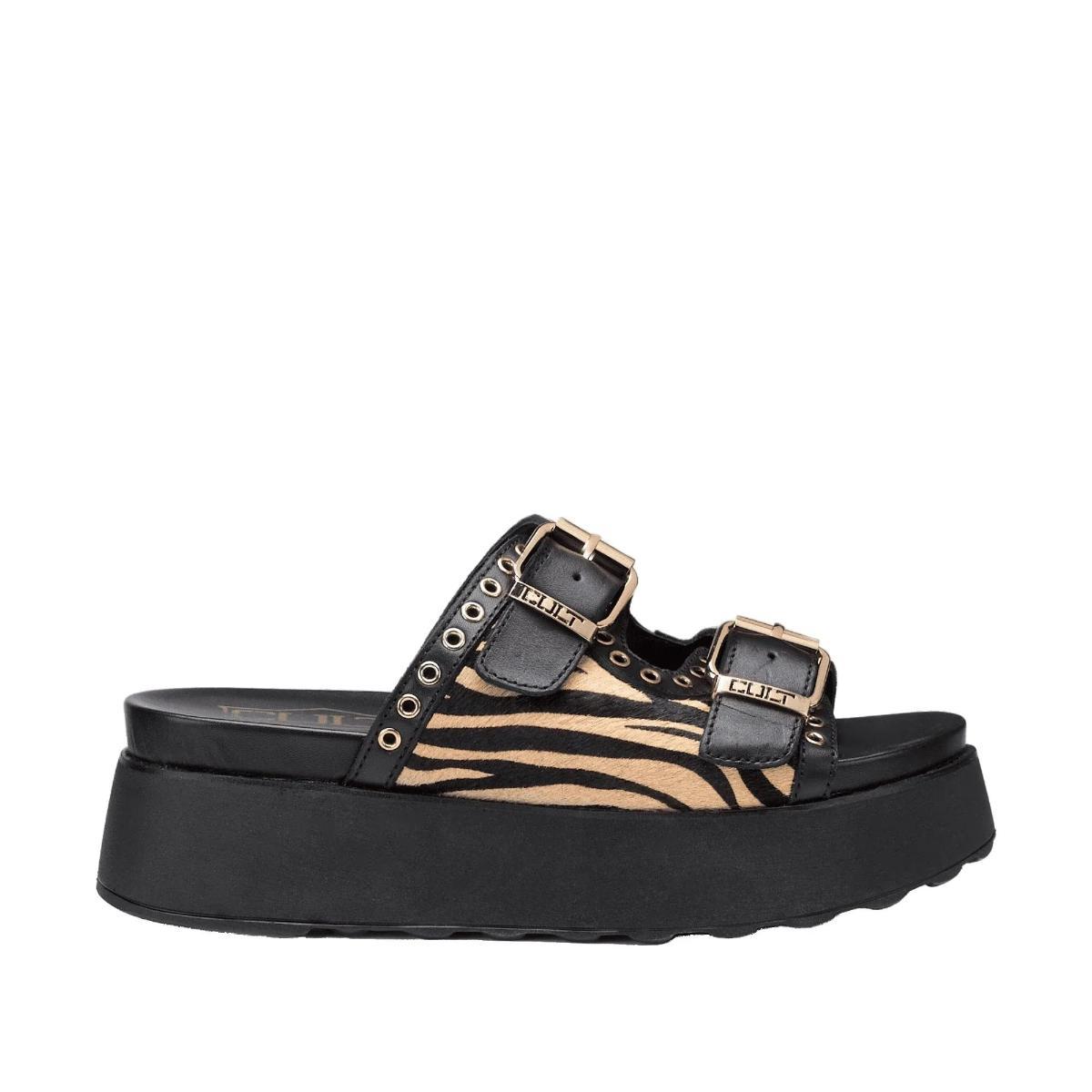 Cult Sandali Platform Donna - Nero Modello CLW430601 CLW430601 Pelle