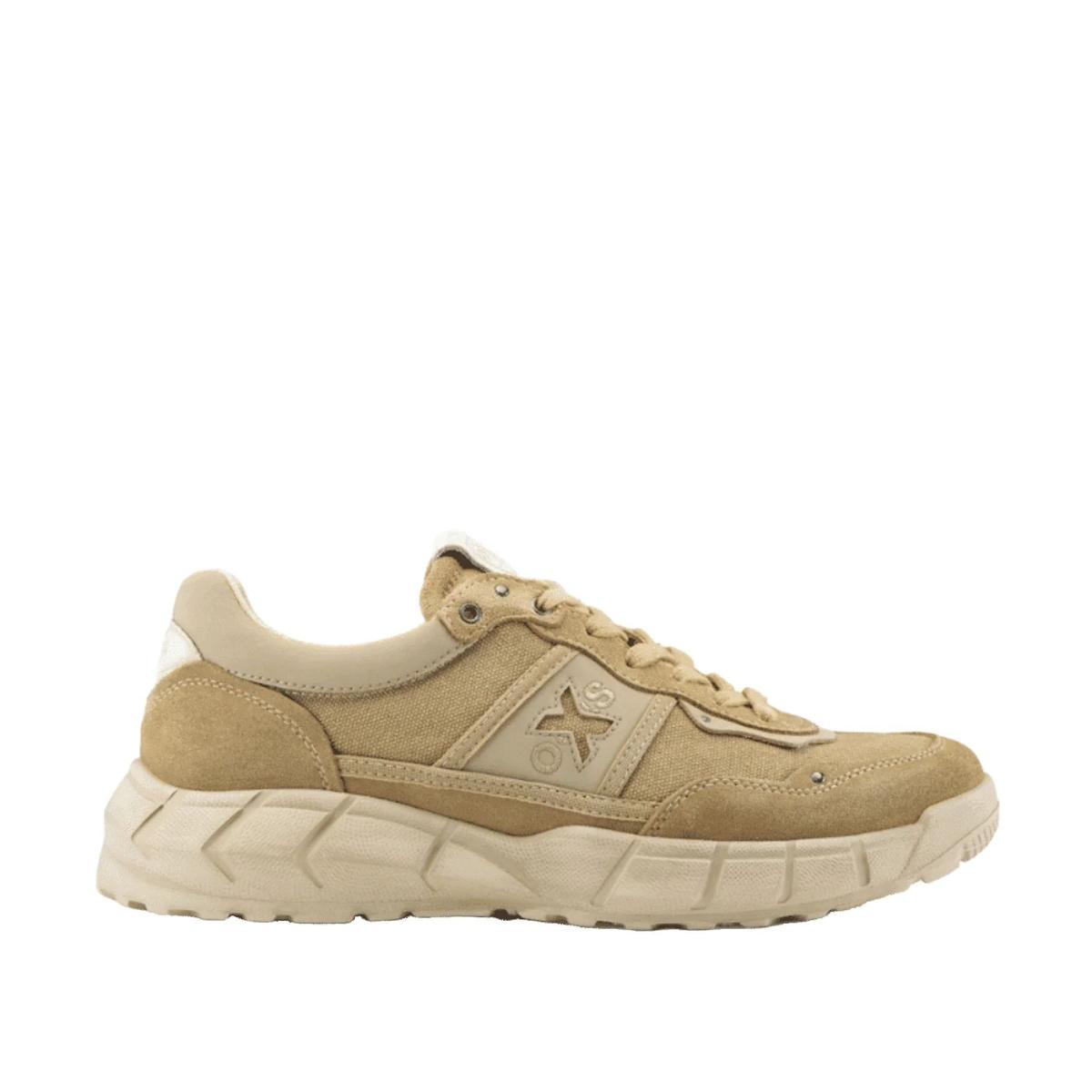 CULT PEYOTE 0053 Sneakers Uomo Urban Desert Canvas Suede-Beige
