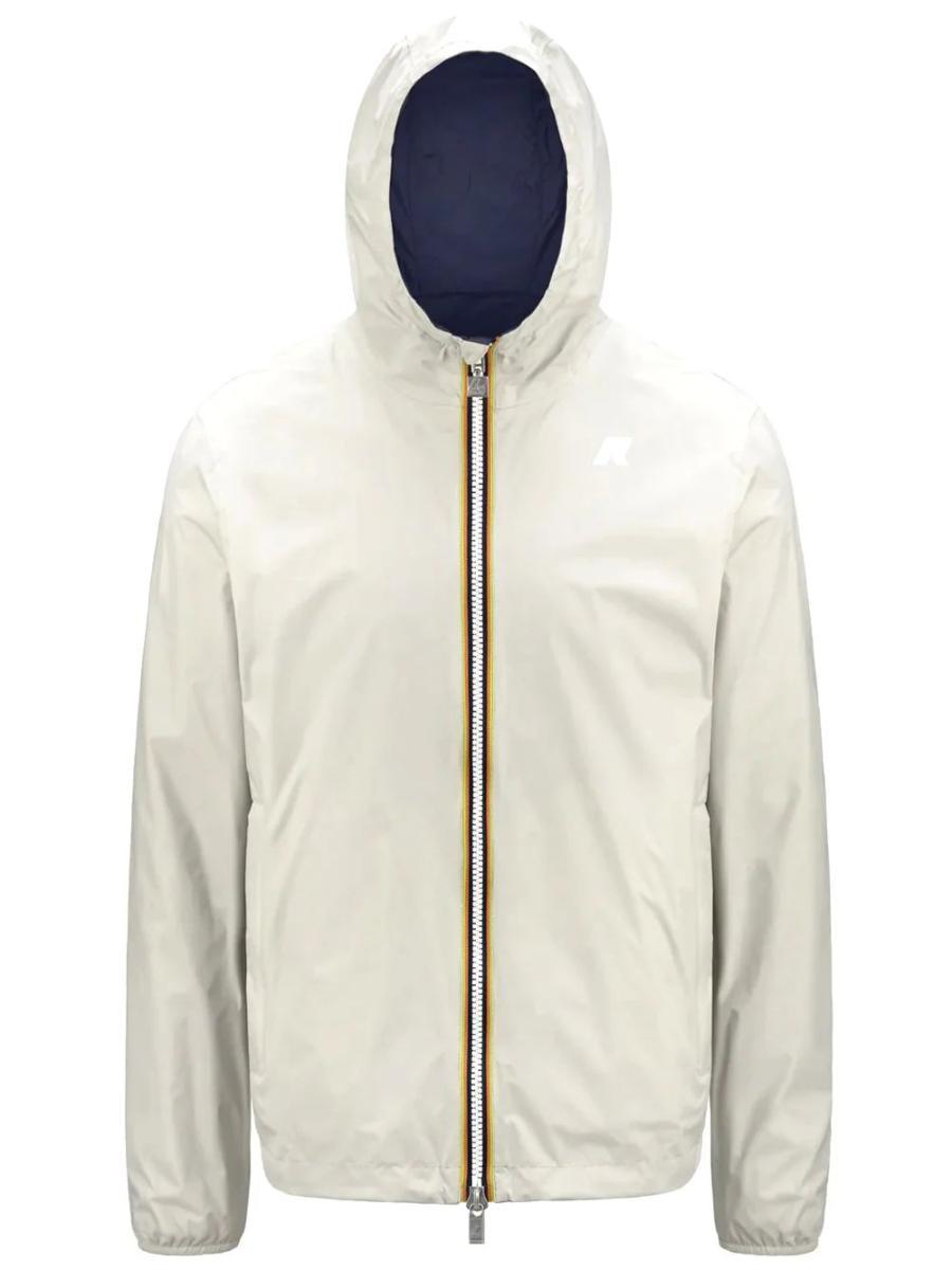 K-Way Giubbino Blu Reversible K2124ewaoc-Beige / Blu Cobalto