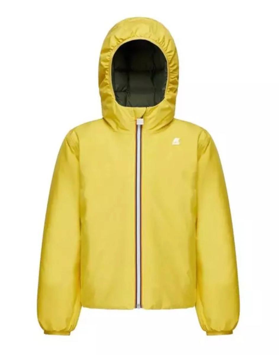 K-way Giubbotto Reversbile Giallo/verde-Giallo