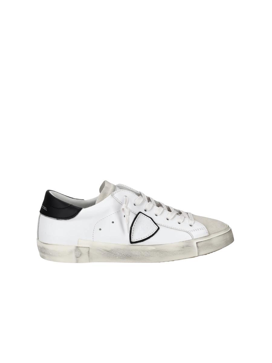 Philippe Model Sneakers Paris Uomo Bianco-BASIC BLANC NOIR
