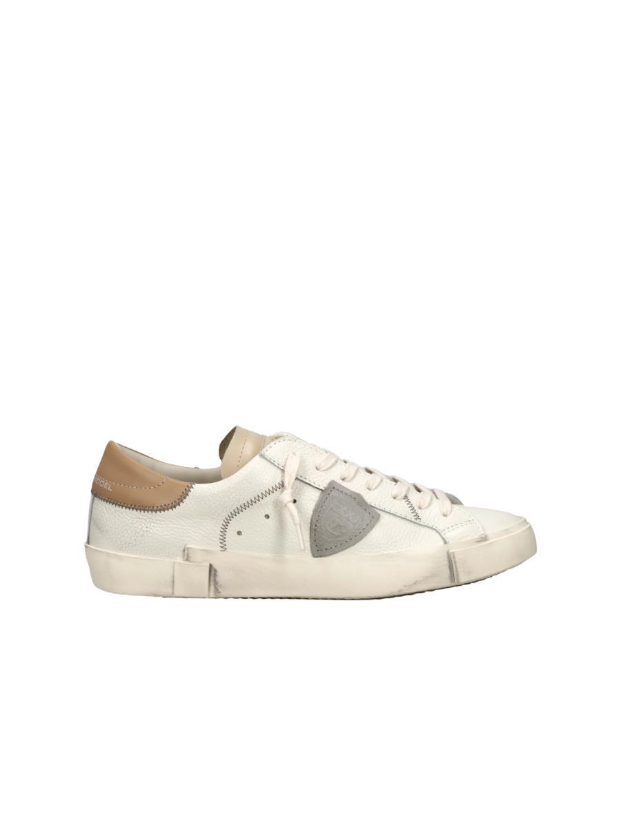 Philippe Model Sneakers Paris Uomo Bianco-VEAU CERF/LAIT MUD