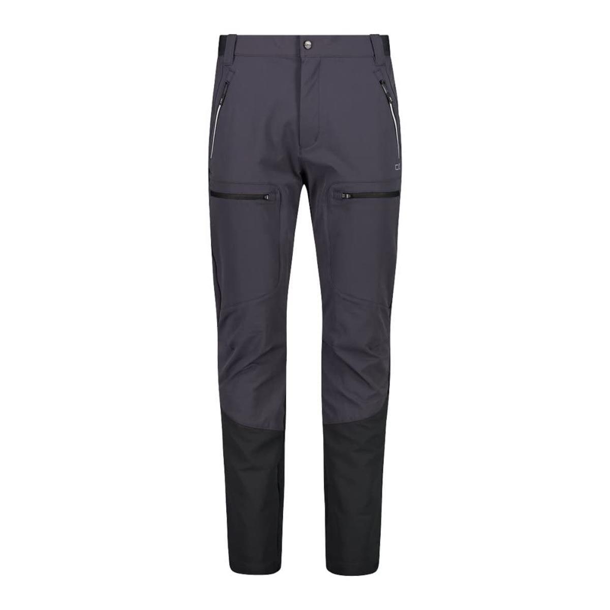 CMP Pantaloni Trekking Invernali da Uomo in Tessuto Ripstop con Tasche Laterali - 32T2897-Multicolore