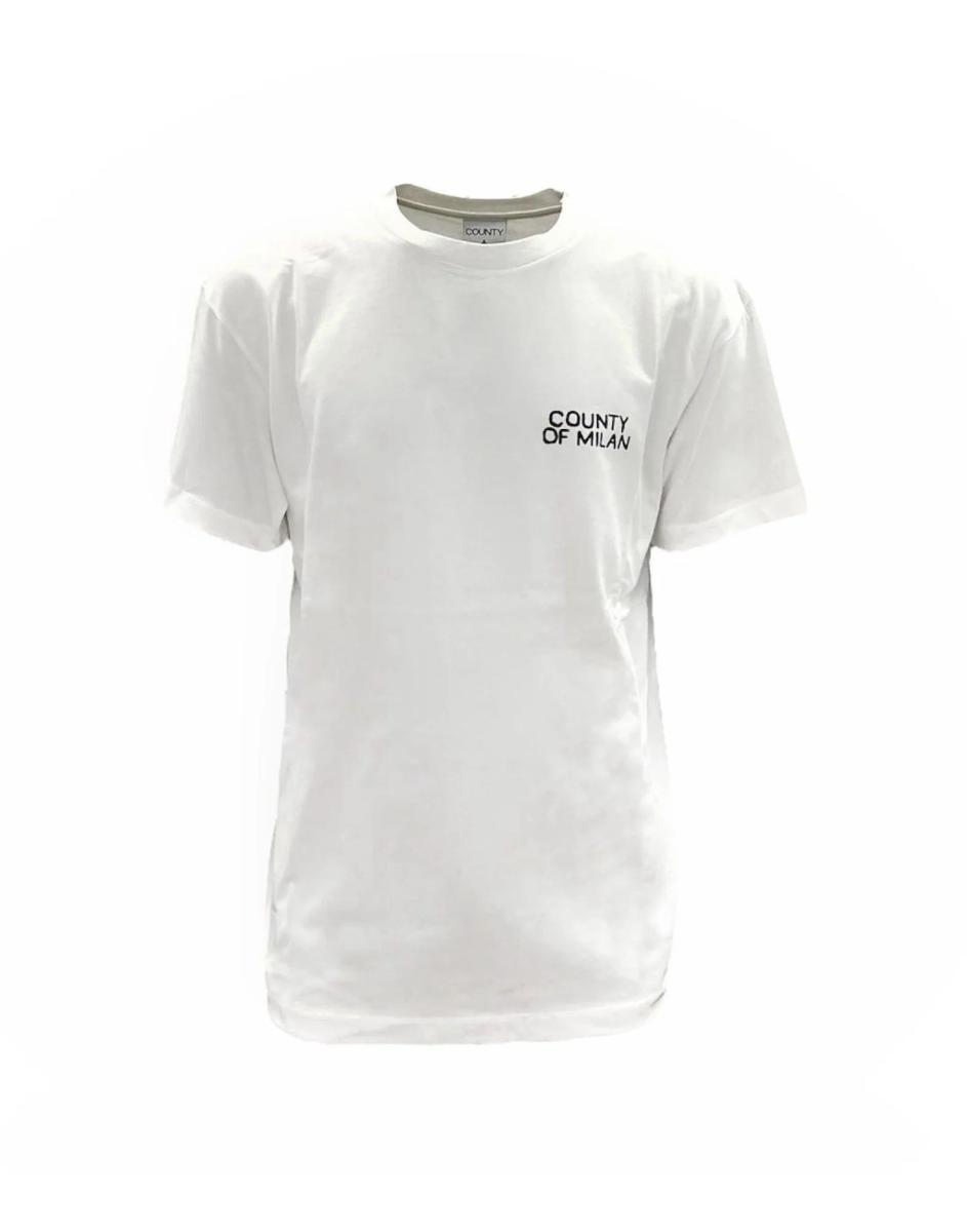County Of Milan - T-shirt Bianco art.F5CAMATH008