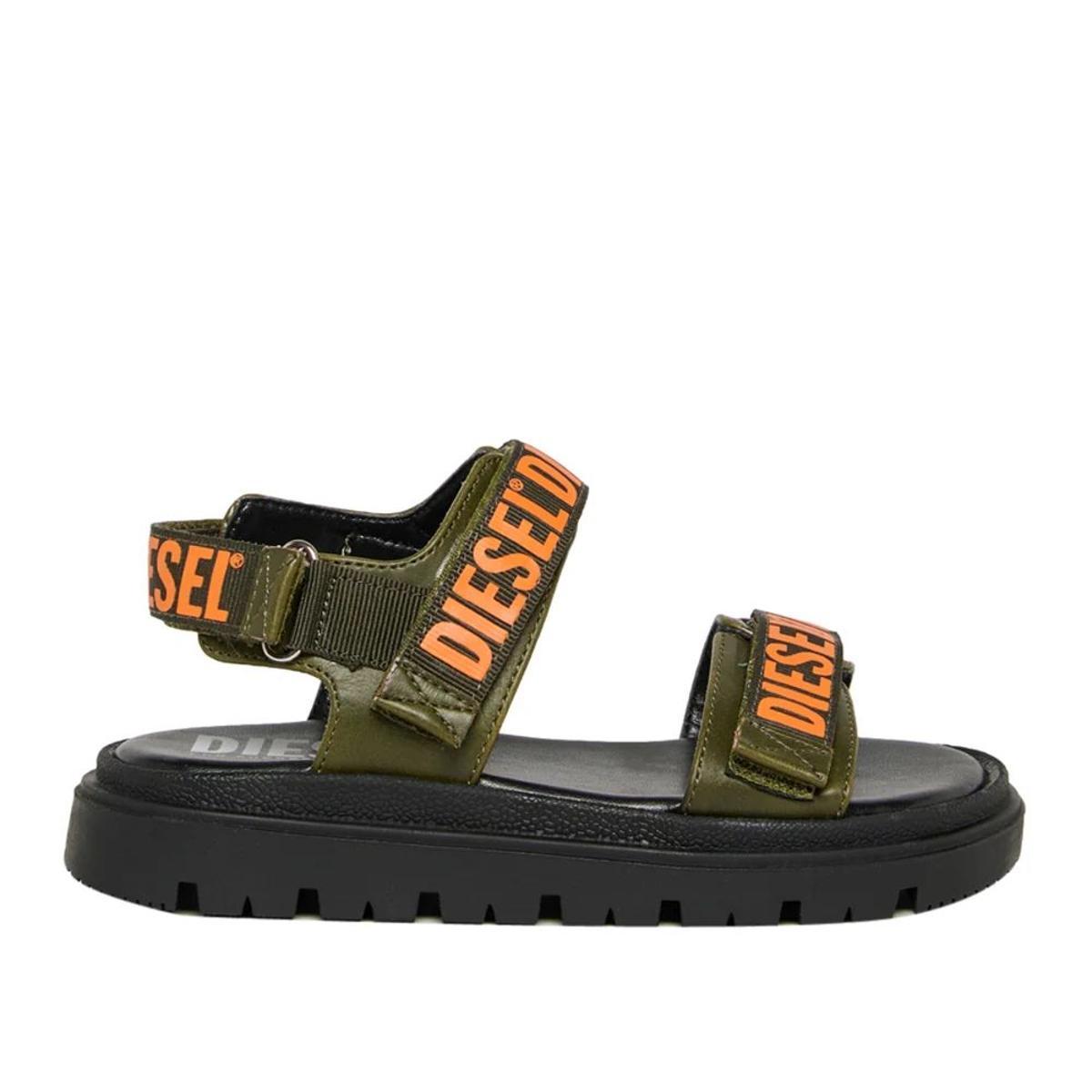 Sandalo Diesel Unisex Ragazzo-Verde