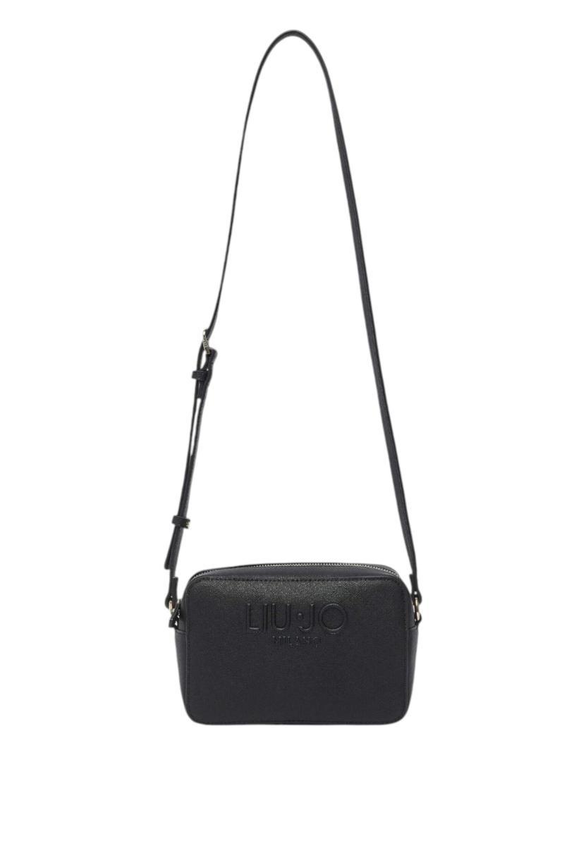 LIU JO - WITH LOGO - Borsa a tracolla - black