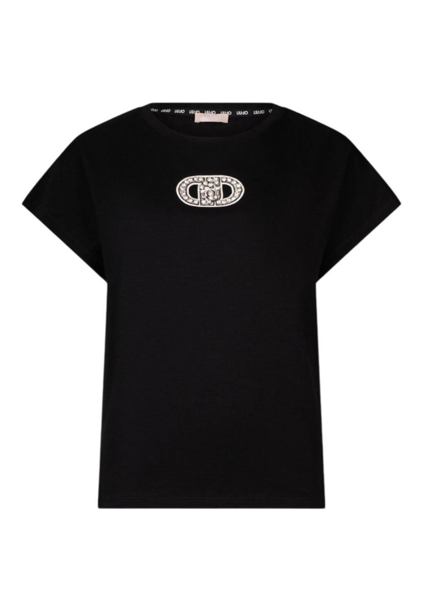 Liu Jo T-Shirt Donna Art TA6164 JS870-Nero