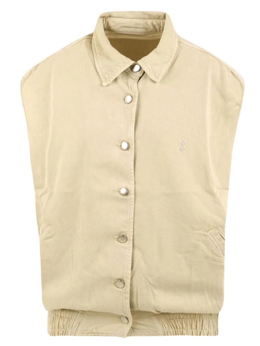 Gilet Ines ICON DENIM LOS ANGELES Donna - Beige