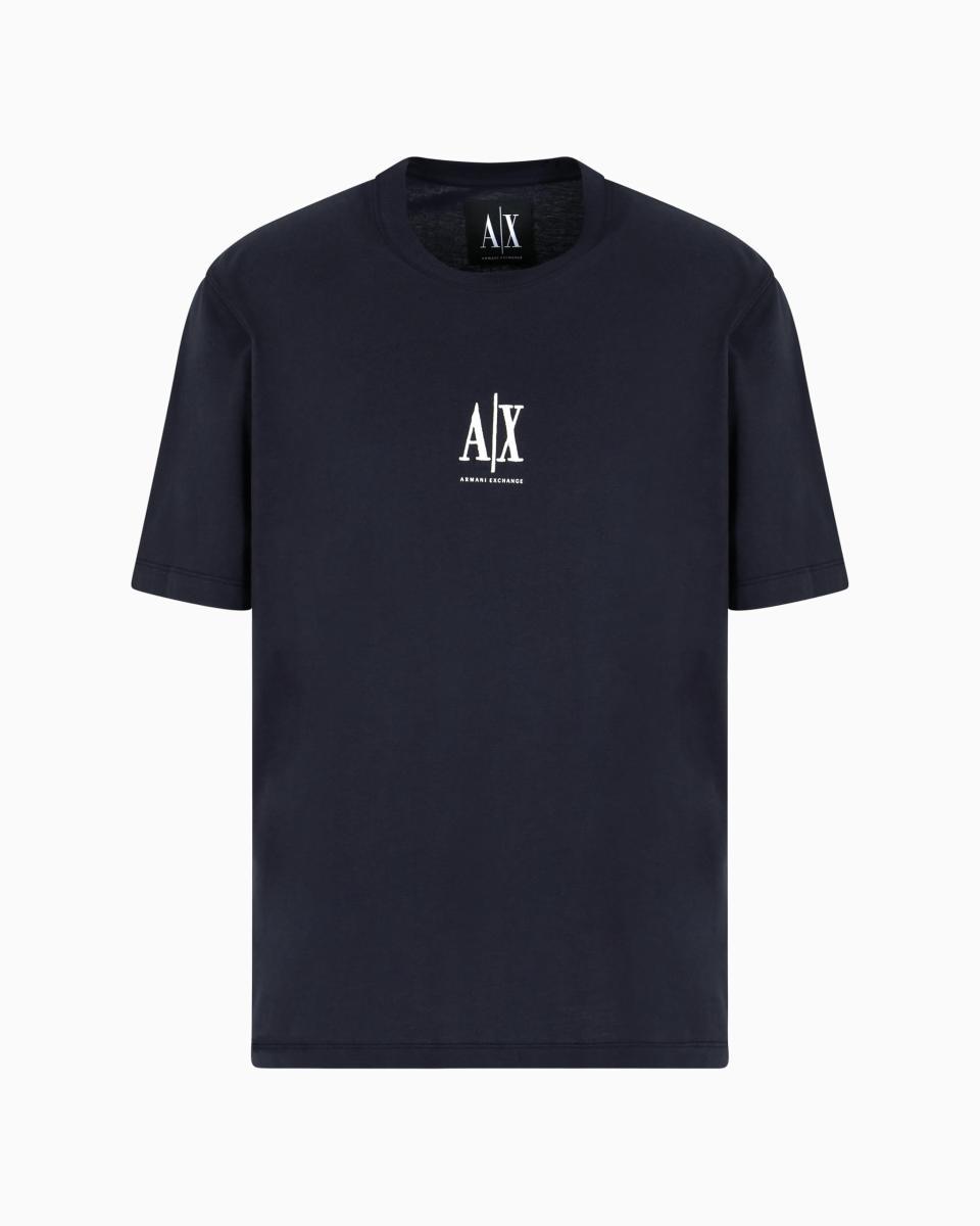 Armani Exchange Icon Project, Embroidered Logo T-Shirt Uomo