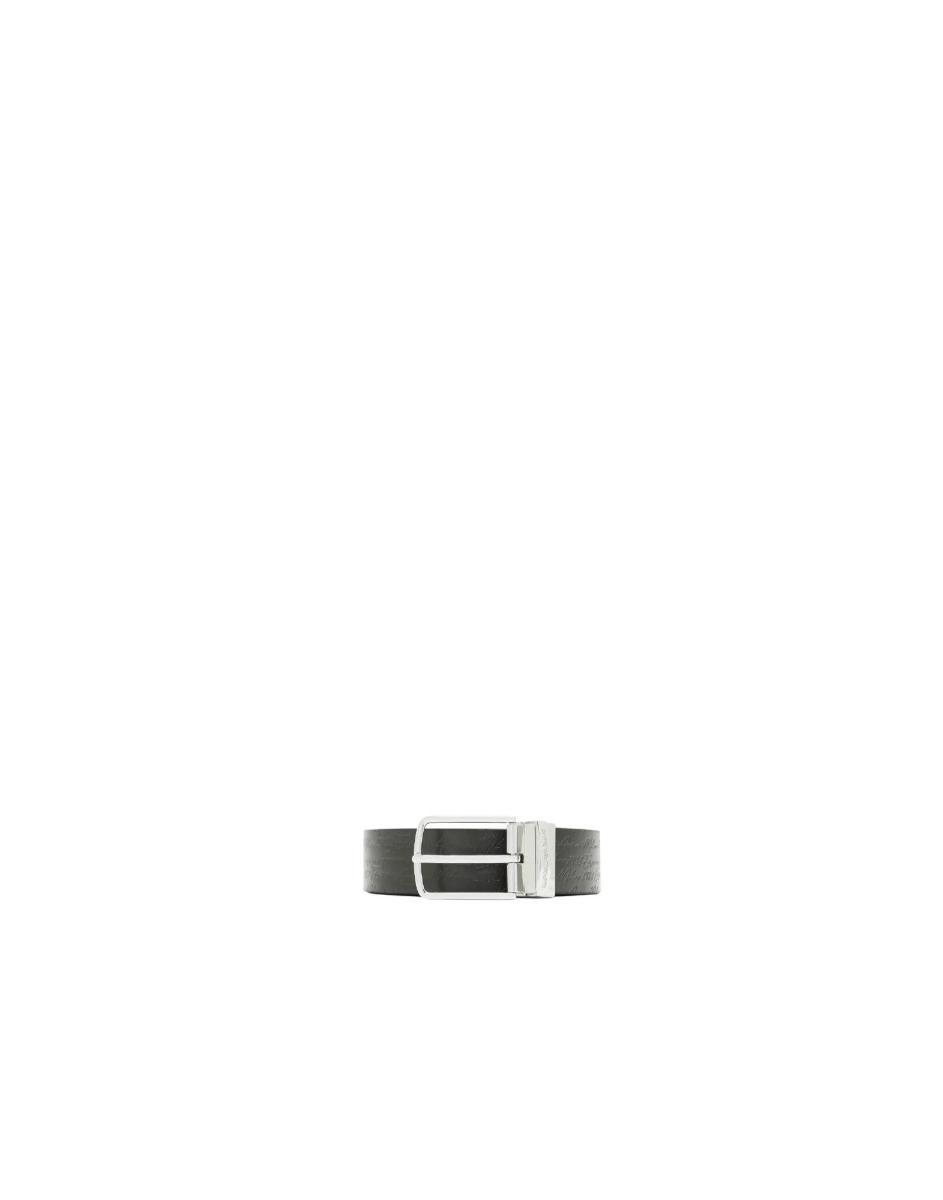 Emporio Armani Cintura Reversibile Con Logo Lettering
