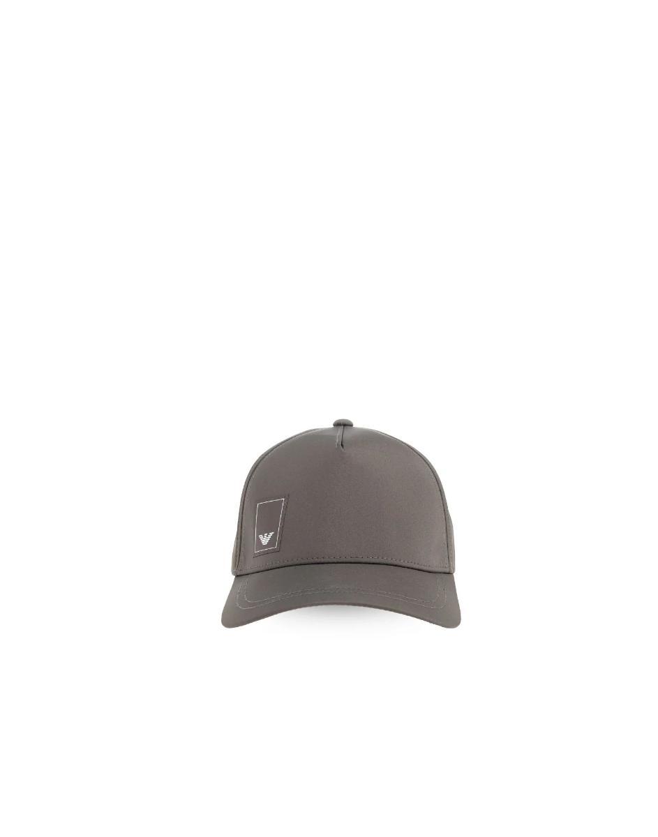 Emporio Armani Cappello Verde Con Logo Nella Parte Anteriore