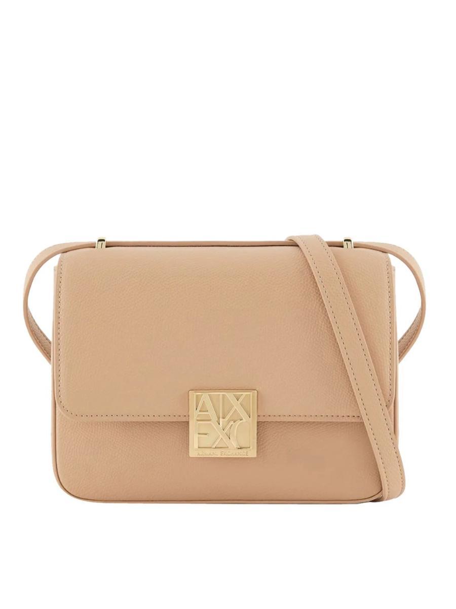 Armani Exchange Armani Exchange Amy - Borsa a tracolla da donna in brevetto (confezione da 1)
