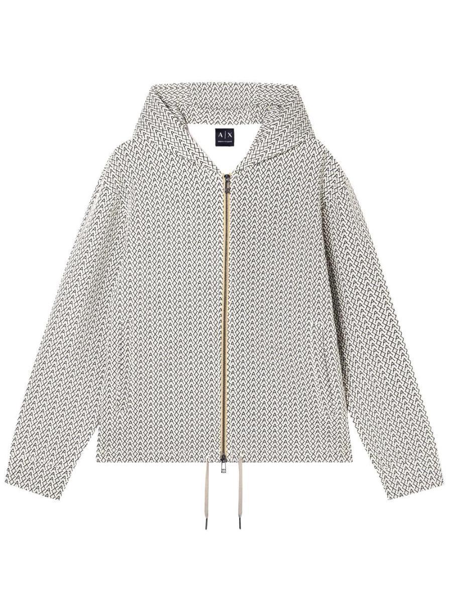 Armani Exchange Felpa con Zip Uomo XM002013