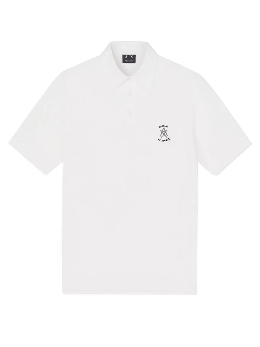 Armani Exchange Polo Uomo XM002209-Bianco ottico