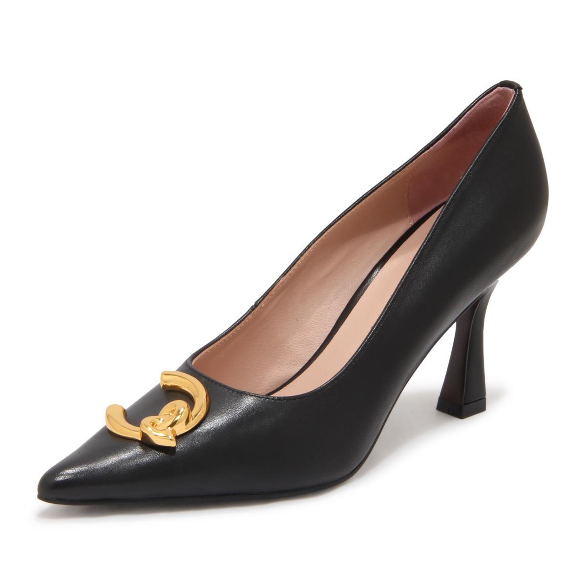 P4954 DECOLLETE DONNA COCCINELLE WOMAN SHOES BLACK