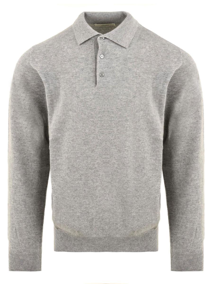 Polo Cashmere FILIPPO DE LAURENTIIS Uomo - Grigio-Grigio