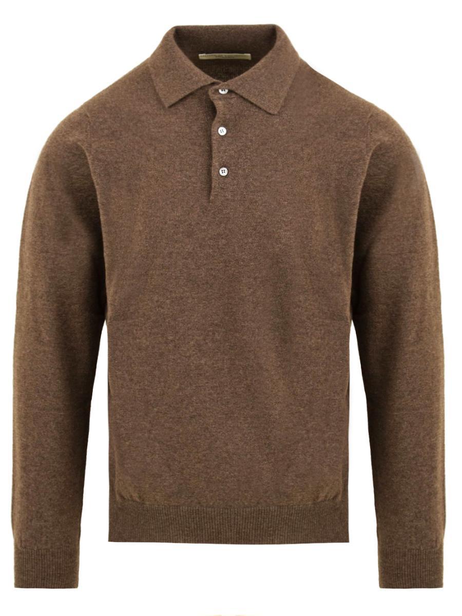 Polo Cashmere FILIPPO DE LAURENTIIS Uomo - Marrone