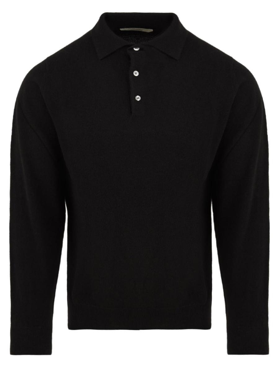 Polo Cashmere FILIPPO DE LAURENTIIS Uomo - Nero-Nero