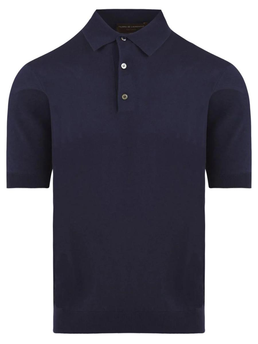 Polo manica corta FILIPPO DE LAURENTIIS Uomo - Blue