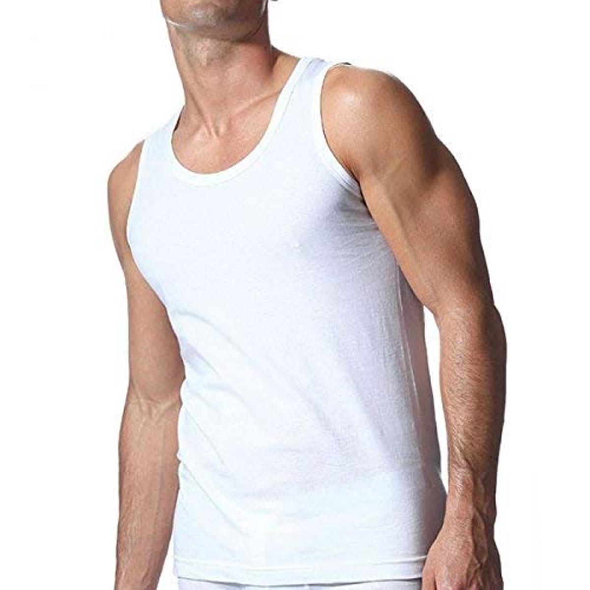 RAGNO Confezione 2 Canottiere Uomo Cotone Spalla Larga Bipack