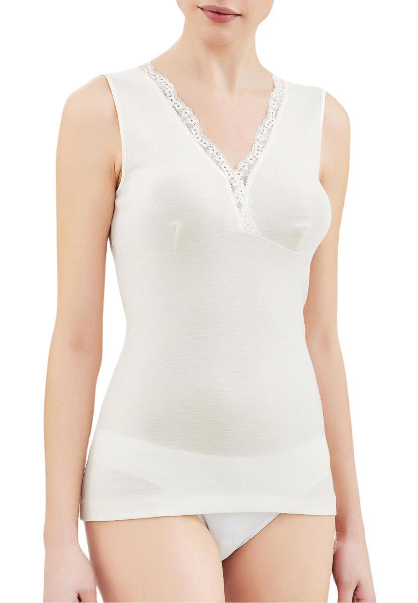 RAGNO 073094 Merino Medium Canottiera a Spalla Larga in Lana