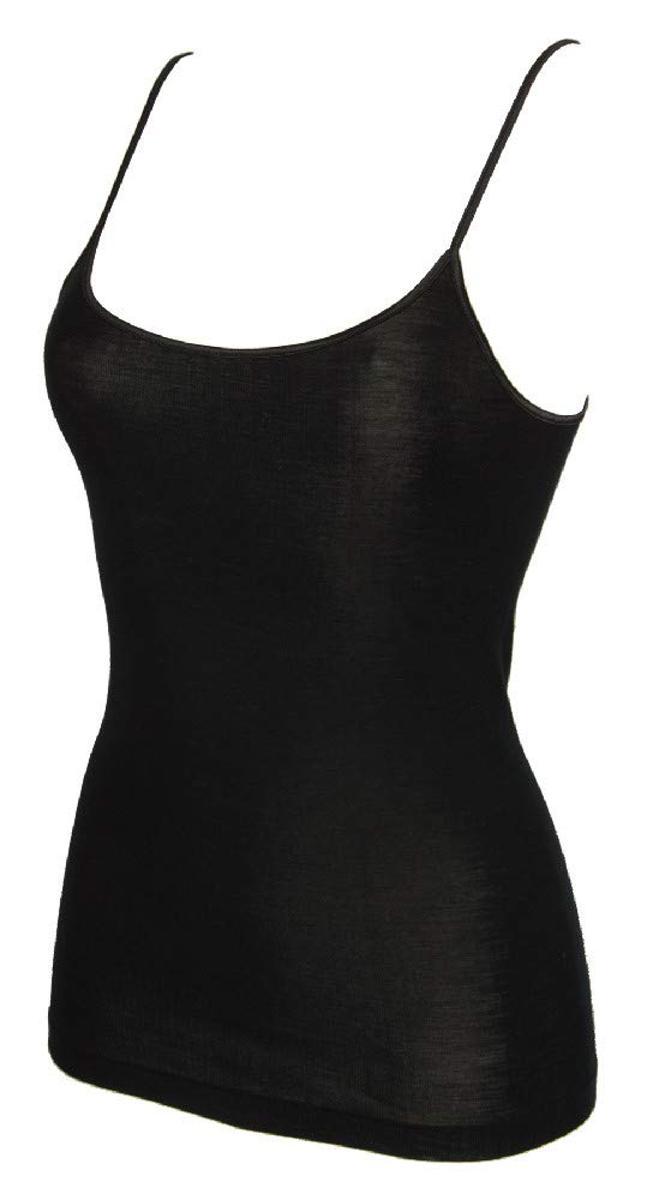 Ragno Offerta 3 Pezzi Top Spalla Stretta Donna Lana e Seta 7402E-Nero