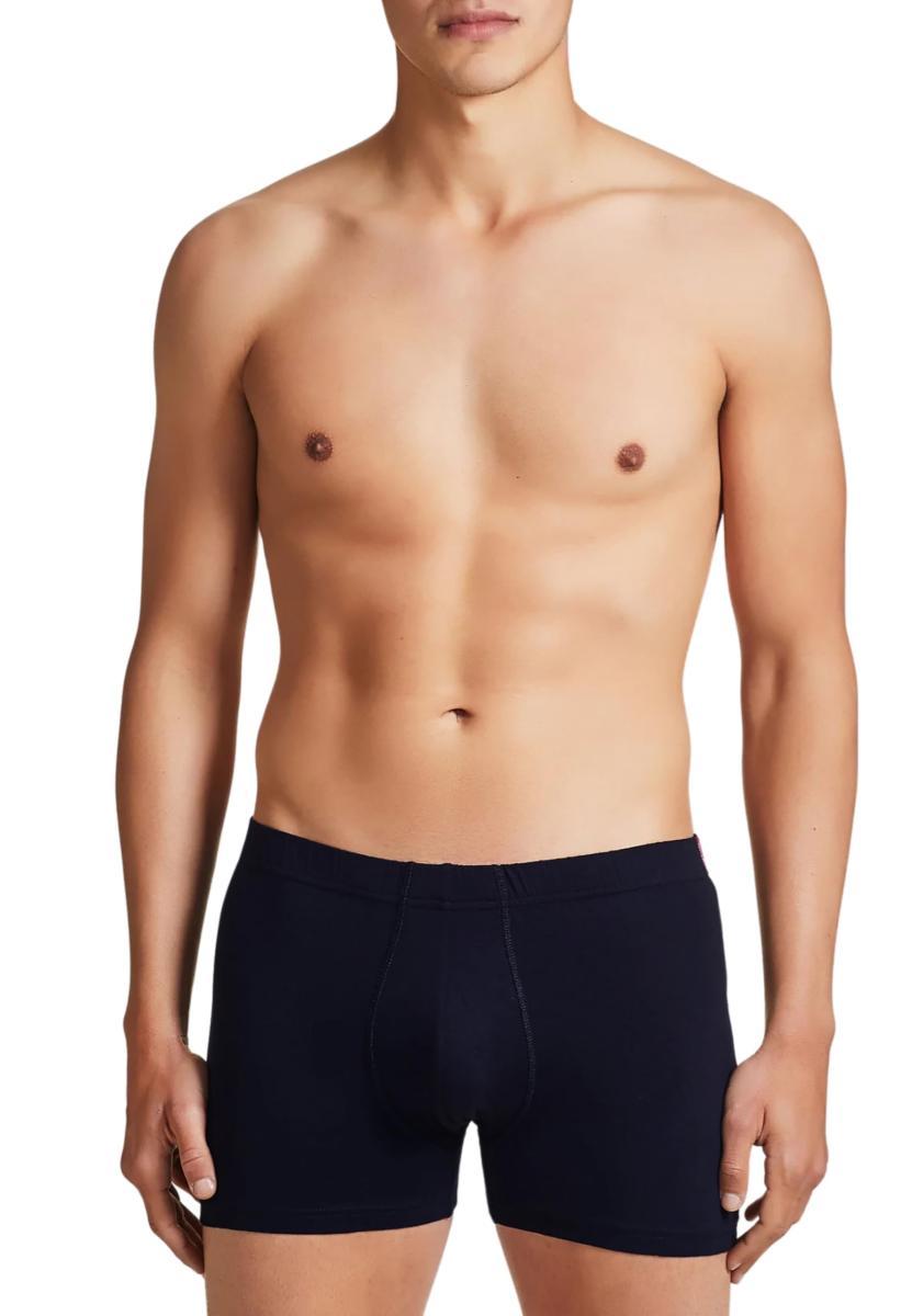 RAGNO 4 Pack Boxer Uomo 100% Cotone 60141N-Blu