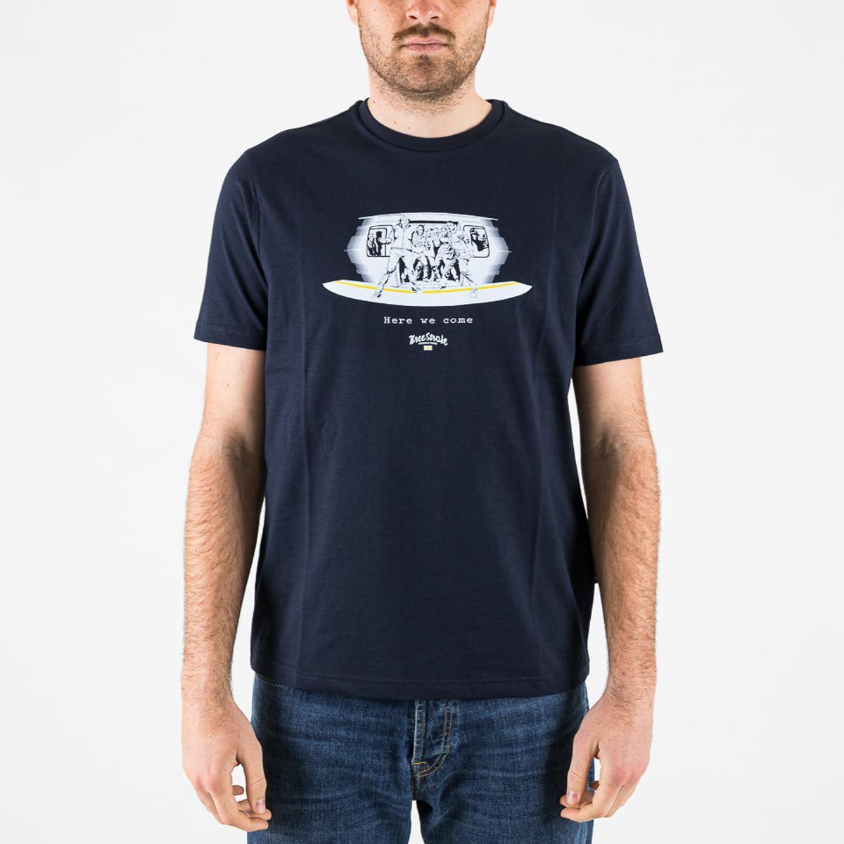 T-shirts Three Stroke Here We Come T-Shirt navy