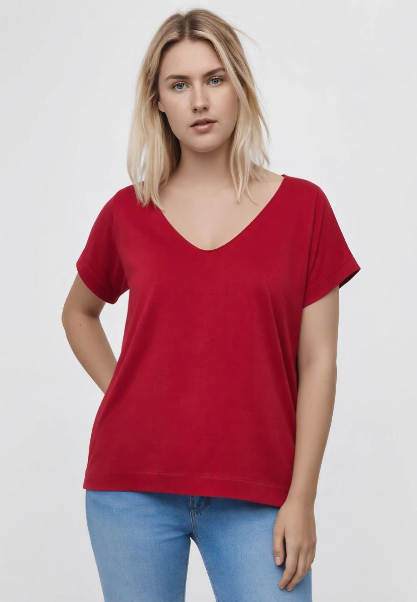 Luisa Viola Blusa Donna Curvy in Viscosa E Lino Art. 2019F0-046W