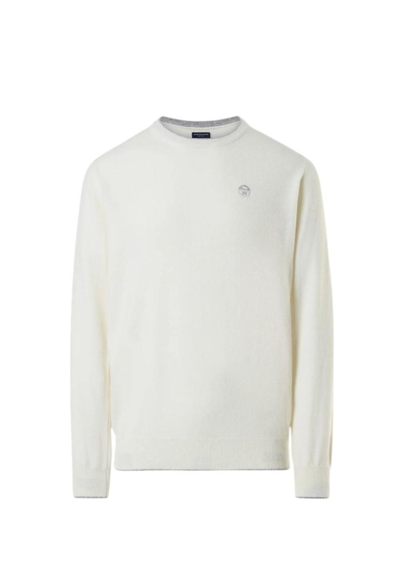 NORTH SAILS Maglione Girocollo con Logo Ricamato