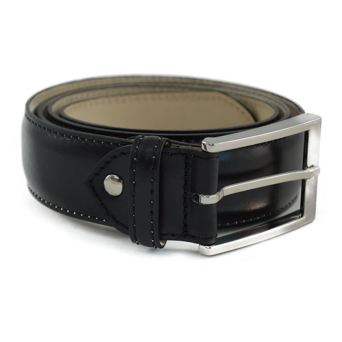 Cinture in pelle da uomo Berwick 1707-Nero