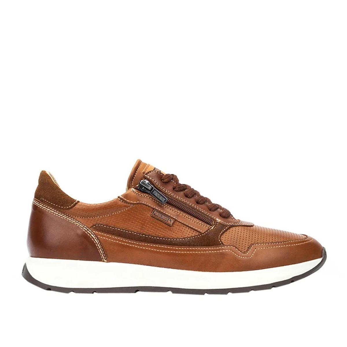 Pikolinos Scarpe Stringate da Uomo in Pelle Getafe M2B-6263C-Marrone