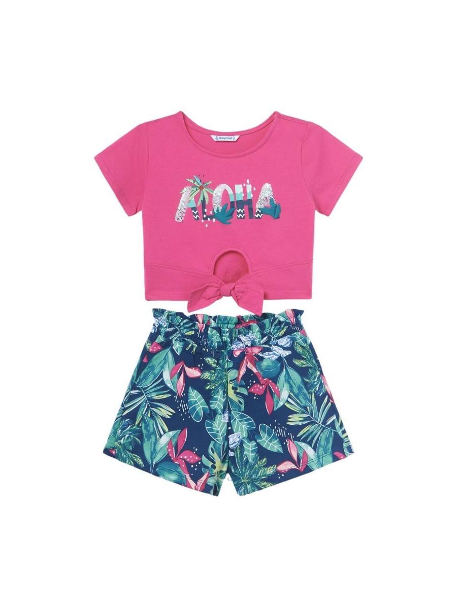Mayoral Completo con shorts da Bambina